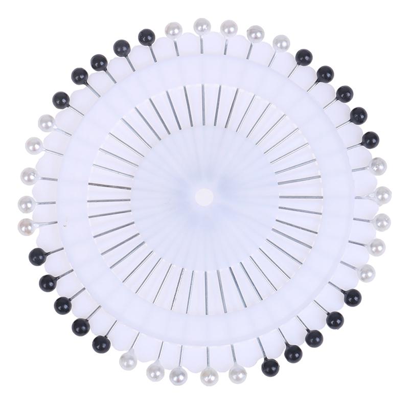 40Pcs Sewing Accessories Pearl Straight Head Pins Dressmaking Pear Corsage Pin