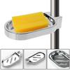 Wear-resistant Soap Dish 1pcs ABS Material Chrome-plated Clean