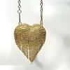 Mini Borsa a Mano a Forma di Cuore d'Amore con Decorazioni di Diamanti Acqua Scintillante per Uso Quotidiano