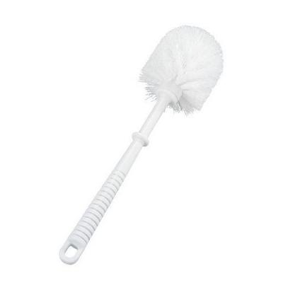 WENKO Zapasowa szczotka do WC do stojaka na szczotki WC z plastikowym uchwytem w kolorze białym, Polipropylen, Ø 8.5x34 cm, biały