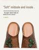 Shanghai Jiezhou 2024 Ethnische Keilabsatz Peep-Toe Atmungsaktive Damen-Slipper