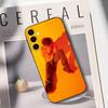 Japanese Urban Aesthetic  Phone Case Black Silicone Soft For Samsung Galaxy A73,A72,A71,A70,A53,A52,A51