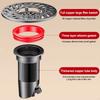 Insect Proof Floor Drain Core Metal Basin Drain Filter Removable Seal Stopper  Water Drain Supplies