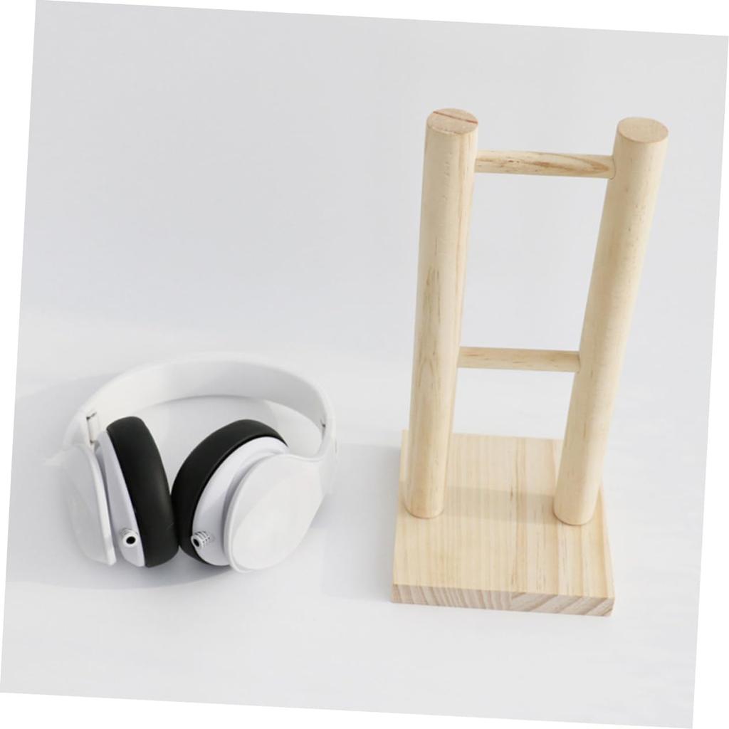 COHEALI Wooden Headphone Stand, EarPods Storage Rack, Headset Holder, Earpod Stand, Headset Stand Hanger, Headphone Stand, Headset Storage Rack,