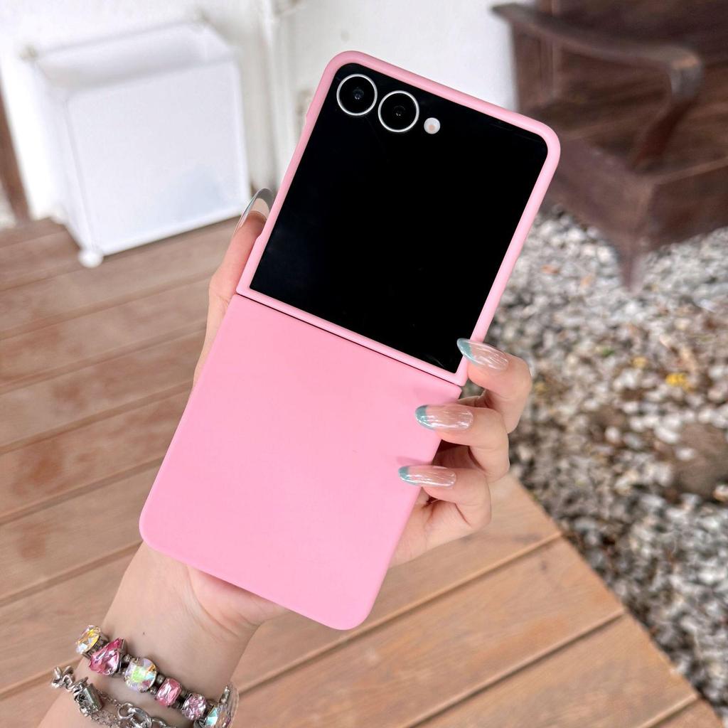 Samsung Z Flip7 Soft Silicone Case: Fits Flip6/5, Ultra-Thin, Solid Color, Skin-Feel Protective Cover