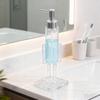 Nutcrackers Theme Soap Dispenser Hand Wash Liquid Soap Holder For Bathroom Use With Transparent Body Christmas Decors