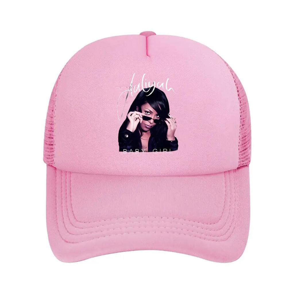 “Baby Girl Art, Portrait Design” Mesh Baseball Cap