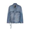 CROQUIS Men's 2025 Spring Collarless Denim Jacket