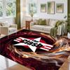 The Clash Design Crystal Velvet Rug Soft Decorative Mat for Bedroom Entrance