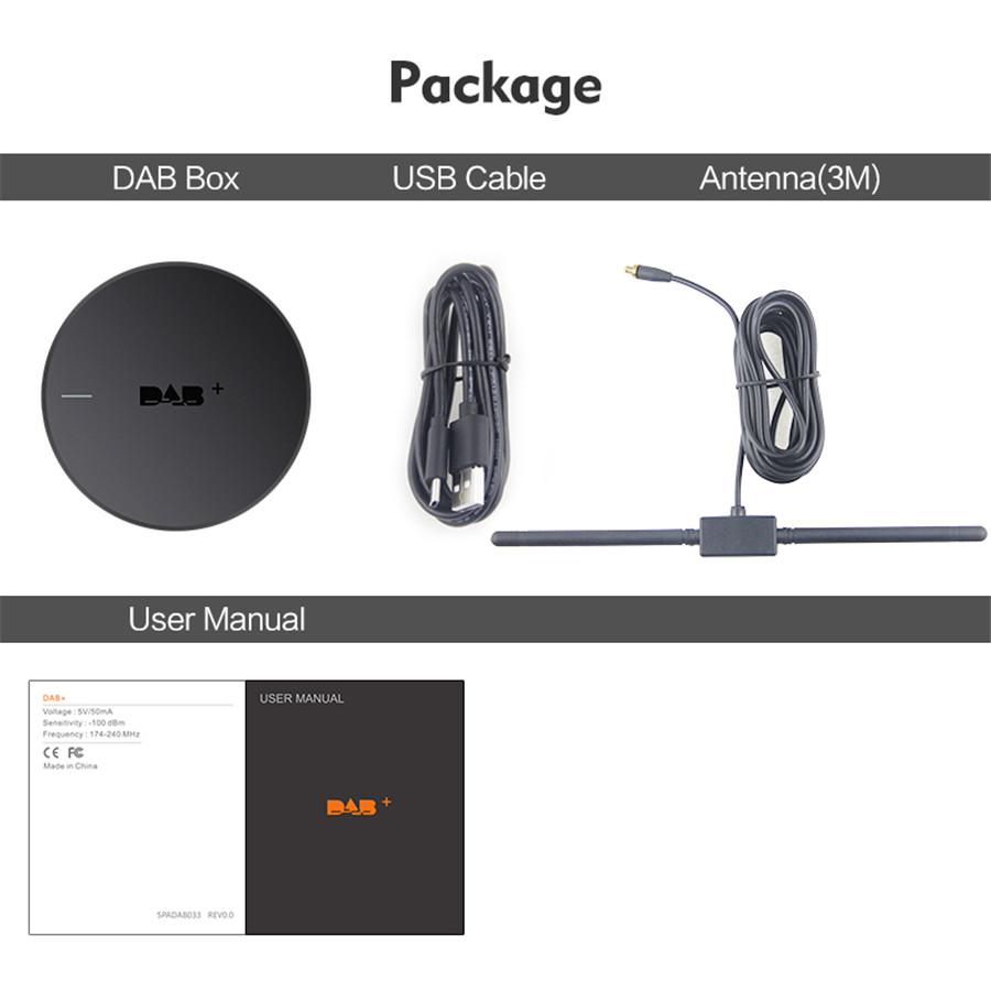 Car Type-C S DAB/DAB+ Digital Radio Adio Receiver For Android MP5 Navigation