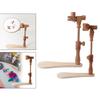 Wooden Cross Stitch Stand Accessories Cross Stitch Frame Solid Natural Beech Ring Desktop Embroidery Frame Rack for Cross Stitch