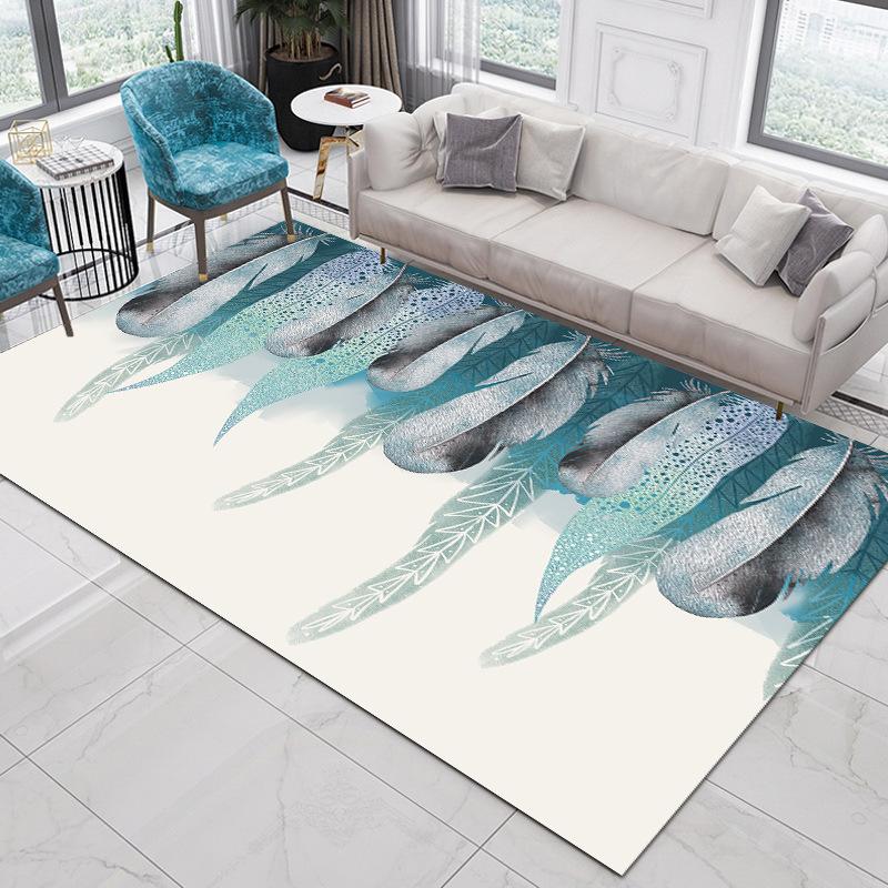 Druckteppich Wohnzimmer Große Fläche Rutschfester Teppich Schlafzimmer Zimmer Nachttischdecke Wohnkultur Zubehör