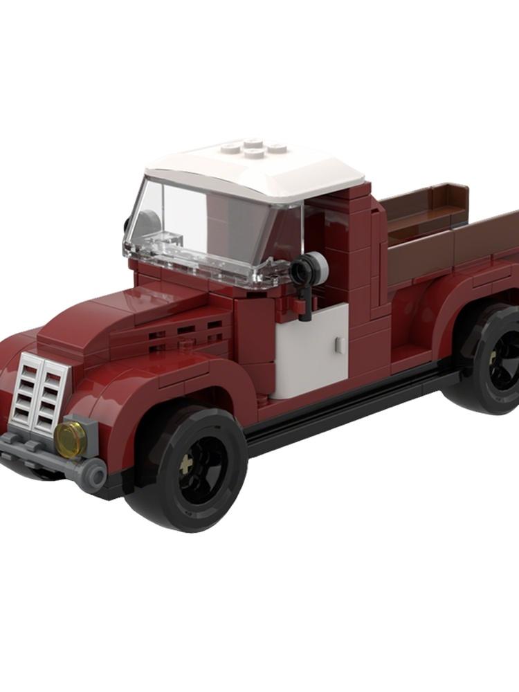 223pcs MOC Old Truck Cars Model Building Blocks Construction Toy Christmas Gifts DIY Creative Idea Education Assemble Birthday
