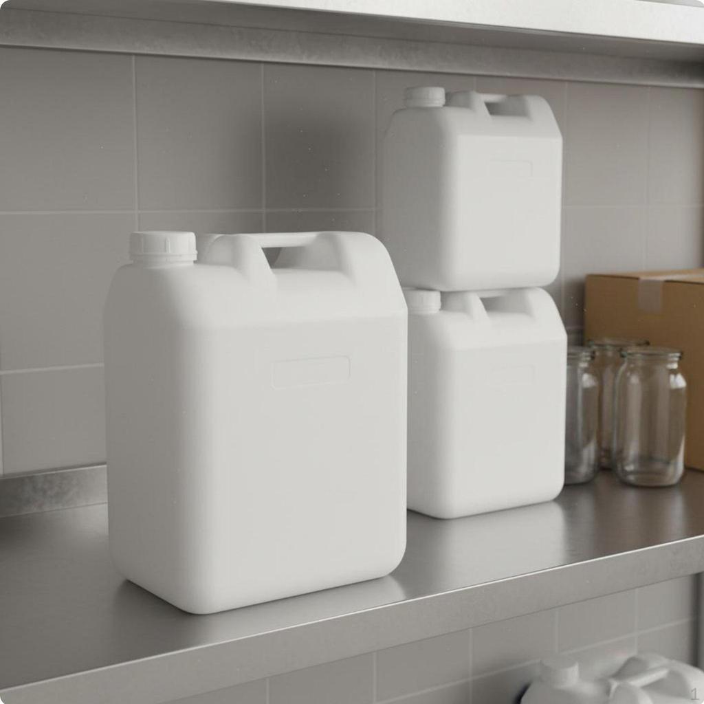 Food Grade Water Container Versatile Heavy Duty Can SpillResistant Large Capacity Storage Jug