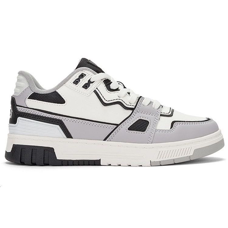 Kappa Low-Top Skate Shoes Unisex Sneakers White Gray Black K0DW5CS31-012
