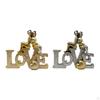 Love Sign Statue Collectible Figurine Cutout Romantic Resin Home Decor Sculpture for Entryway