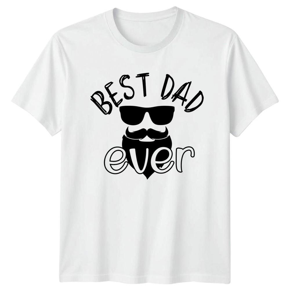 Best Dad Ever Unisexs TShirt Bearded Dad Fatherhood Fathers Day Gift For Him S