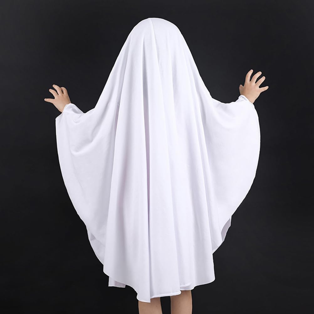 Halloween Costumes for Ghost Party [Suerba] Kids, Ghost, Spooky, Cloak, Costume, Boys, Girls, (S)