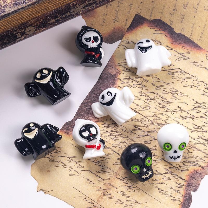 Halloween Ghost Skeleton Small Ornament Desktop Decor Mini Crafts Miniatures Home Room Tablektop DIY Decoration Figurines