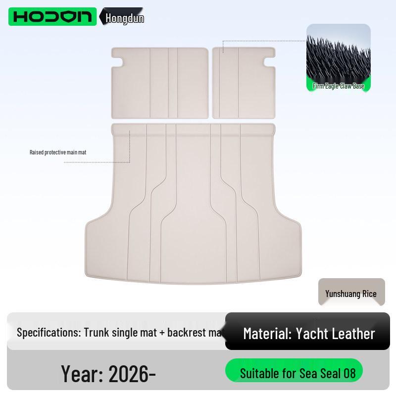 Full Coverage Trunk Mat for BYD Seal 08 - Tail Box Interior Accessory for EV/DMI Models