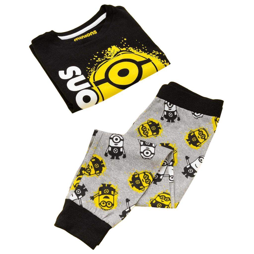 MINIONS Set pijamale lungi pentru baieti