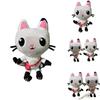 Adorable Gabby's Dollhouse Music Plush Toy Cartoon Stuffed Cat Plushie Doll For Kids