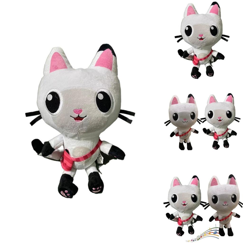 Adorable Gabby's Dollhouse Music Plush Toy Cartoon Stuffed Cat Plushie Doll For Kids