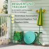Garden Furniture Set for Children, Chairs, Table, Parasol, Bee Design, Green+Yellow