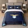 3Pcs Bedding SetLazio FC Soft Bed Sheet and Two Pillowcases Home Bedroom Decor