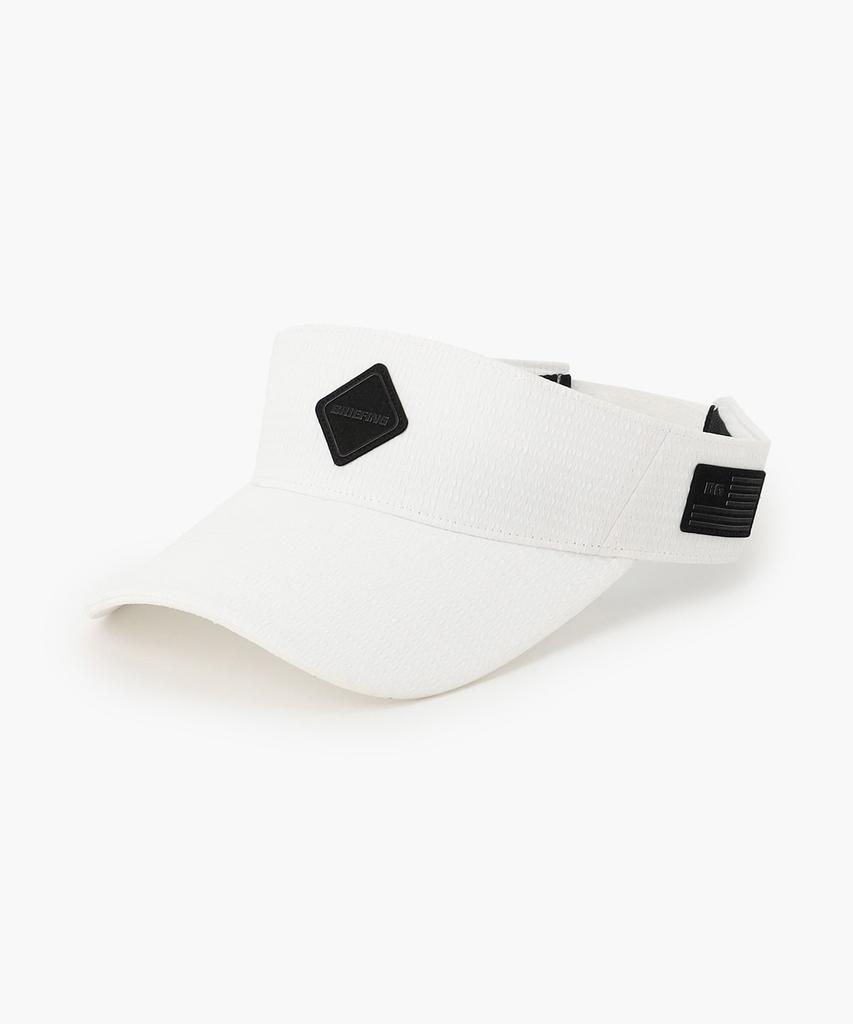 Beulipinggolpeu Men'S Seersucker Visor_White