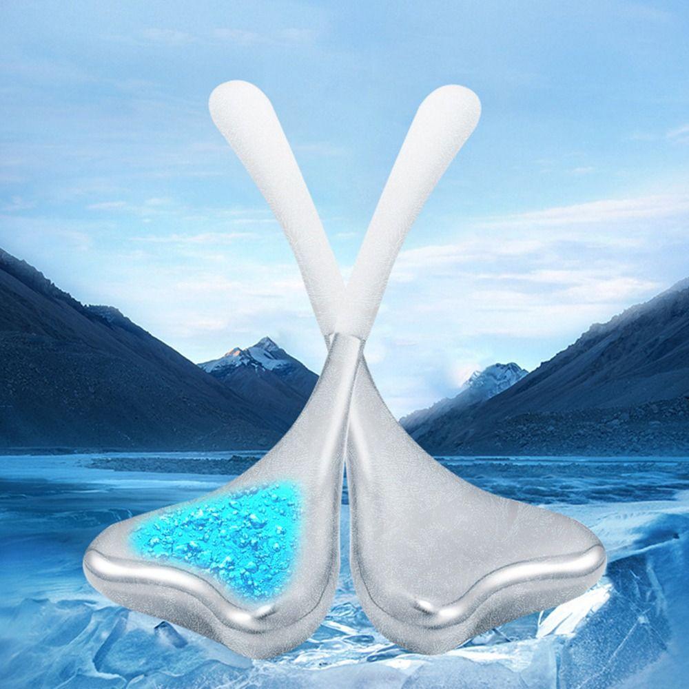 Freeze Fishtail Ice Globes Eyes Cooling Roller Ball Body Massager Face Massage Roller  Women