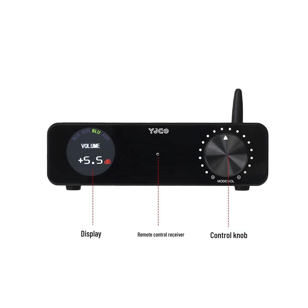 D325Q HiFi Bluetooth Digital Audio Amplifier with Remote Control