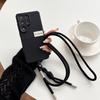 Necklace Lanyard Polka Dot Silicone Phone Case For Samusng Galaxy S26 S25 FE S24 Plus S23 S22 S21 Ultra A07 A17 A37 A57 5G Cover
