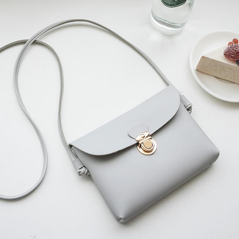 Urban fashion elegant shoulder women's bag bag trendy crossbody lock solid color small square bag