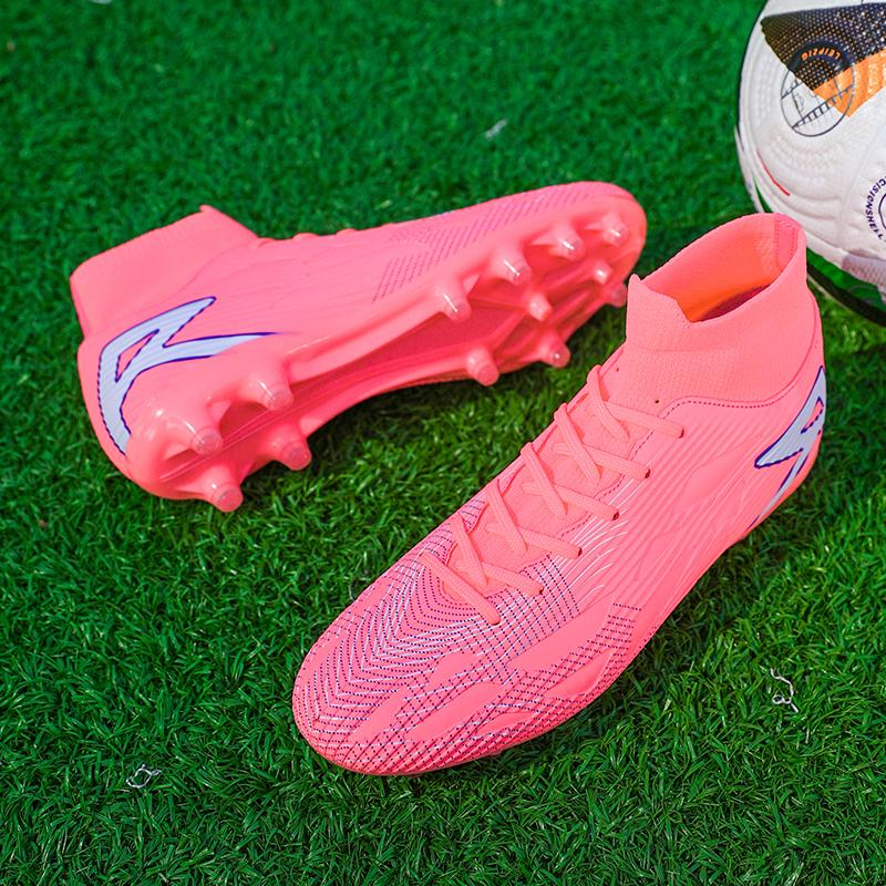Pánské vysoké kopačky FG s dlouhými kolíky, fotbalové boty pro dospělé, lehké, profesionální, pro atletický trénink