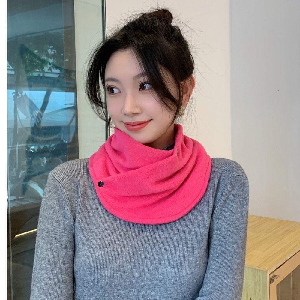 Plush Neck Sleeve Scarf Thickened Women's Scarves Unisex Neck Scarf Outdoor
