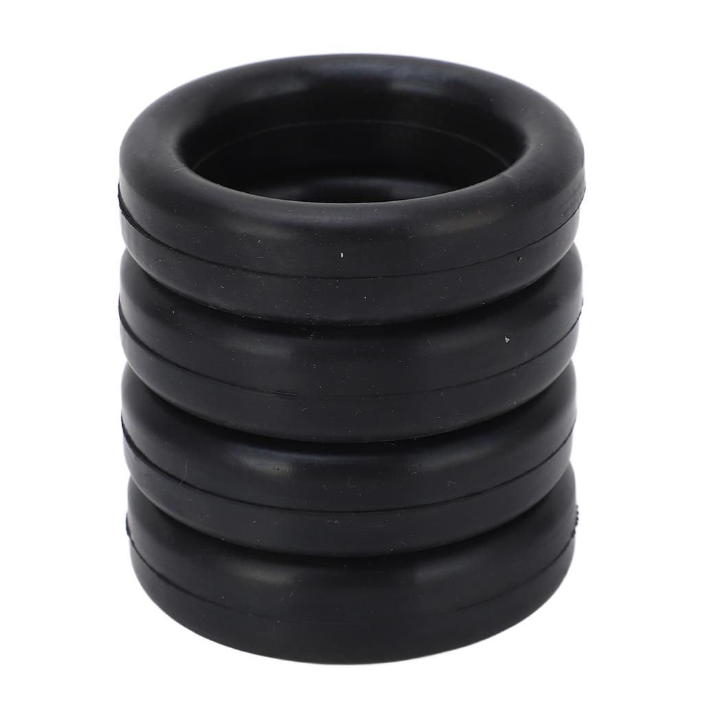 4ks 2palcové O-kroužky BR554 Závěs výfuku Černý Redukce hluku Dlouhotrvající Závěs výfuku O-kroužek pro vozidla