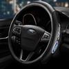 YTN1 Ford leather Car steering wheel Cover For ford focus Mondeo Fiesta Transit Explorer F-150 Ranger Kuga Edge Fusion MK2 MK3 Car