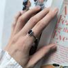 Серебряное кольцо с сапфиром nano 1.488ct, вес изделия 2,26 гр (2205999)