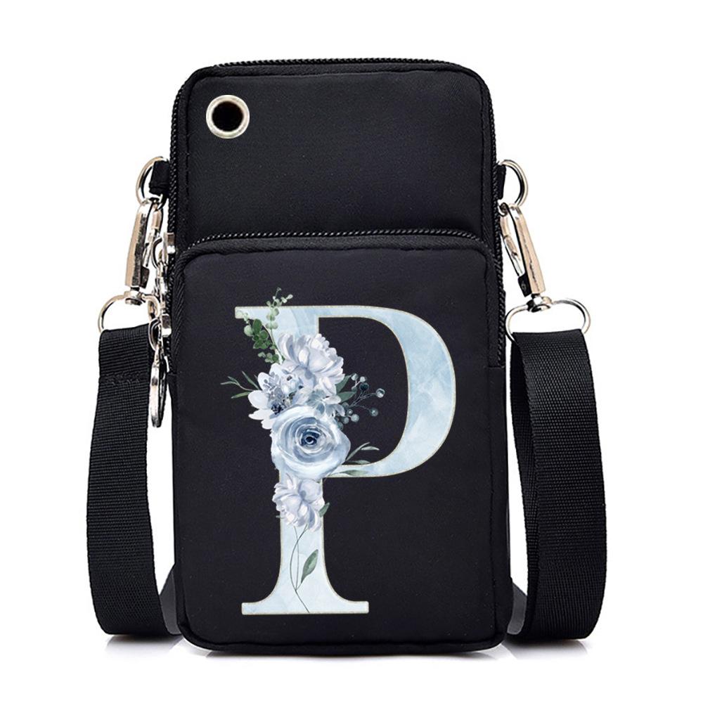 Letter Printing Go Out Portable Messenger Bag Shoulder Bag Men And Women Casual Simple