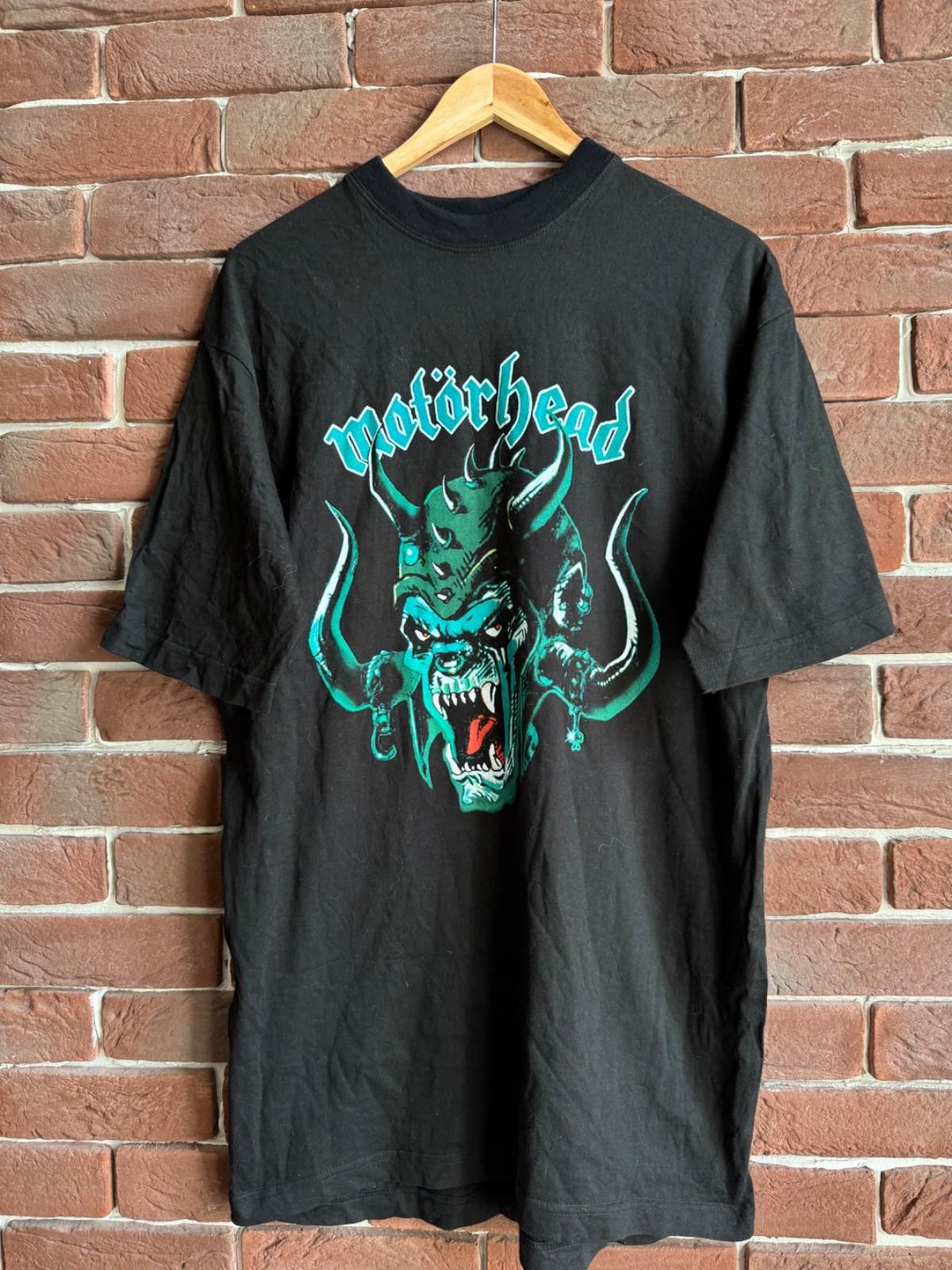 Motorhead 90s Vintage Heavy Metal Band Tee L Black Unisex T-Shirt XXXL