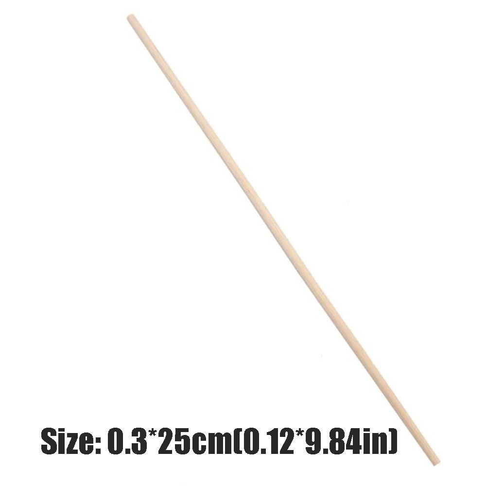 100Pcs 3mm*25cm Fiber Reed Diffuser Sticks Black/White/Wood color Volatile Rod Home Decoration