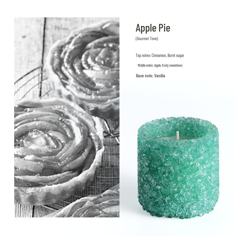 Handmade Crushed Crystal Aroma Candle - Luxurious Birthday Gift & Elegant Home Decor Ornament