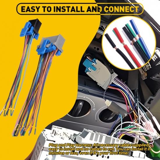 For Chevy Silverado 2003-2007 Car Stereo Radio Wiring Harness Adapter Connector