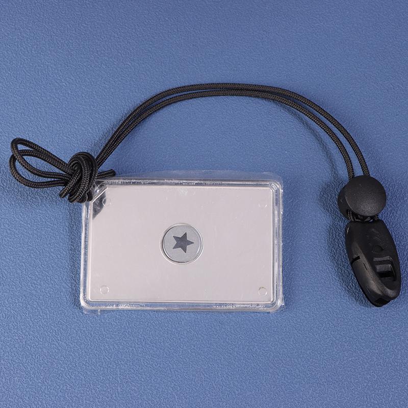 1Pc Outdoor Survival Daylight Reflective Signal Mirror For Hiking Camping Emergency Wilderness Distress Reflective Tool