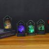 1PC Halloween Festival Tombstone Light LED Colorful Night Lamp Haunted House Bar Decoration Props