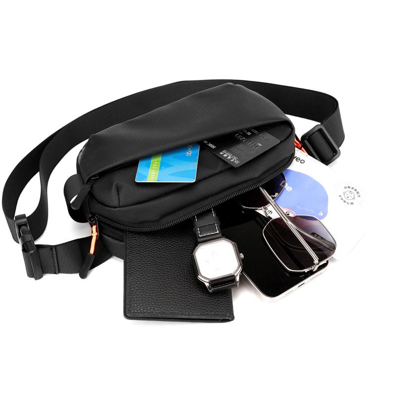 Men's Chest Bag Sports Waist Bag Running Waterproof Crossbody Bag