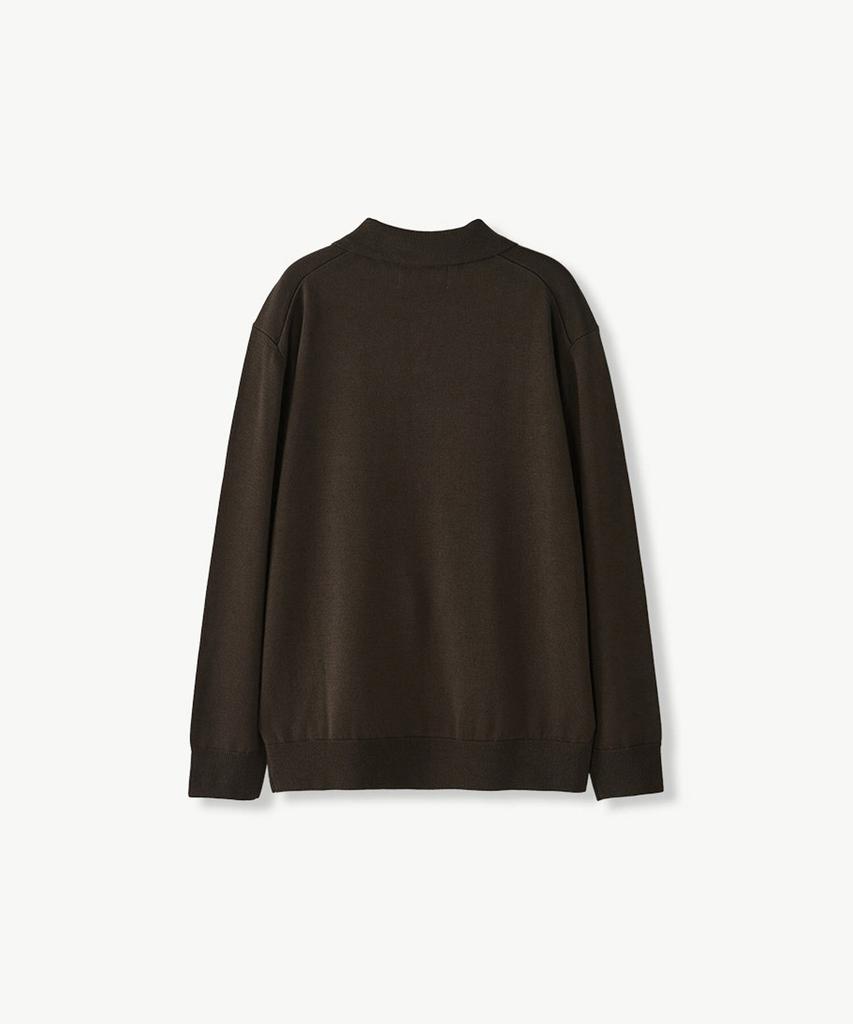 STCO Diems Young Mood Collar Knit Khaki (Semi-Oversized Fit)_Dktva64Csk