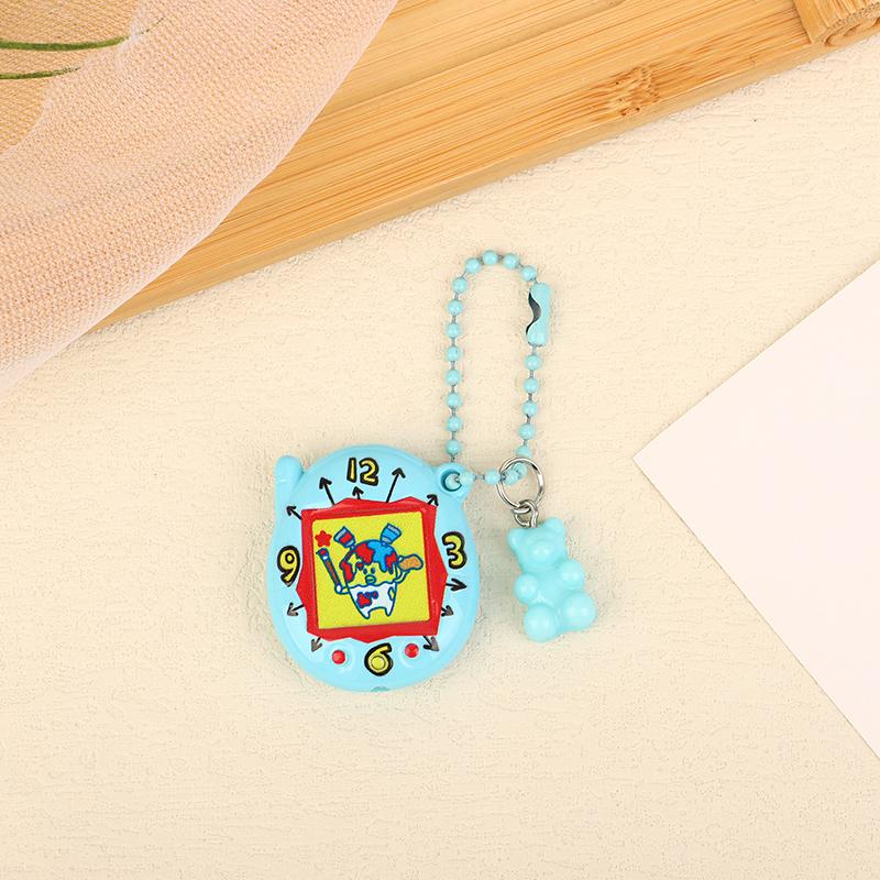 Tamagotchi Kočka Medvěd Klíčenka Realistické Elektronické Zvířátko Korálkový Náhrdelník Přívěsek Kroužek na Klíče Šperk Dekorace na Tašku