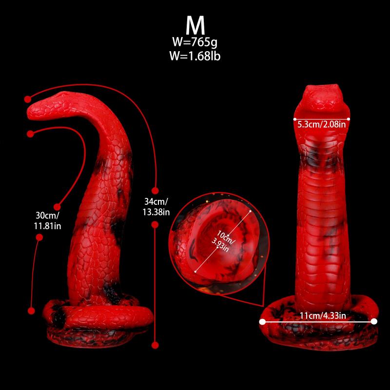 Anal Sex Toy Training Kit, Liquid Silicone Butt Plug,Realistic Dildo with Flared Base for Men & Women